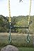 Abeaco Heavy Duty Playground Trapeze Bar with Rings Extra Long 38 Inch Chain Swing Set (Trapeze Bar)