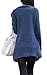 Cupshe Fashion Women's Asymmetric Hem Split Wrap Sweater Poncho Coat