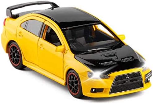 Dljyy Car model 1/32 Mitsubishi Lancer EVO X 10 BBS RHD Diecast Model CAR Toys For Kids Boy Girl Gifts (Color : H )