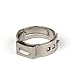 IWISS 10 PCS 1/2-inch PEX Stainless Steel Clamp Cinch Rings Crimp Pinch Fitting Tools-Packed in Waterproof bag