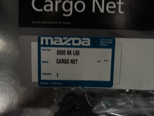 Genuine Mazda (0000-8K-L60) Cargo Net