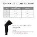 SONTHIN Leg Sleeves Compression Leg Long Sleeves Warmers for Men Women Youth (5 Colors Available,1 Pair)