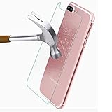 Hunputa Explosion-proof 9H Tempered Glass Film Back Protector for iPhone 7 Plus 5.5 inch (Clear)
