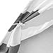 Sorbus Kids Foldable Teepee Play Tent Playhouse Classic Indian Style Play Tent and Carry Bag, Walls with Door, Window and Floor (White and Gray)