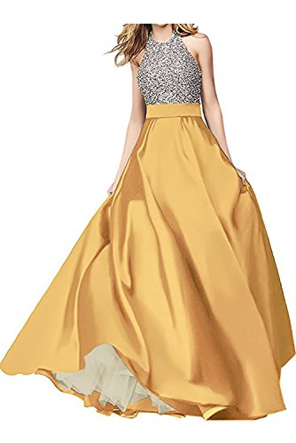 Milano Bride Affordable Ball Gown Halter Backless Sequins Evening Dress |  Desertcart Guam
