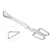 Kitchen Tongs, NPYPQ Metal Tongs for Cooking, 11 Inch Stainless Steel Grill Tongs for Restaurant Serving BBQ