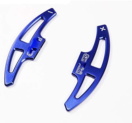 JNXZHQCHD Savanini Aluminum Steering Wheel DSG Shift paddles Shifter Extension For Bmw e90 E92 E93 M3 M6 (2009 2013) Auto car styling