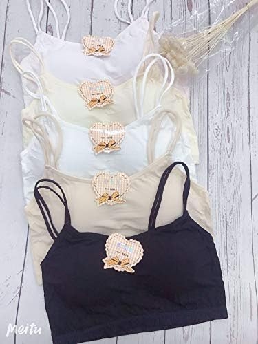 Nice Kids Teen Girls Underwear Bra Vest Children Underclothes Cotton Built Up Sport Undies Tops Clothes 8813 5 Pcs One Pack Buy Online At Best Price In Uae Amazon Ae