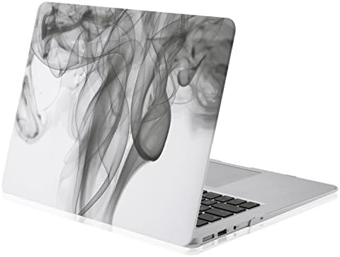 MacBook Pro 15 Inch Case KAOPU Soft Touch Matte Plastic Laptop Hard Case Cover Protective Case for Apple MacBook Pro 15 Inch 2016 Release Model A1707 Shell Cover (Smoke Ring)