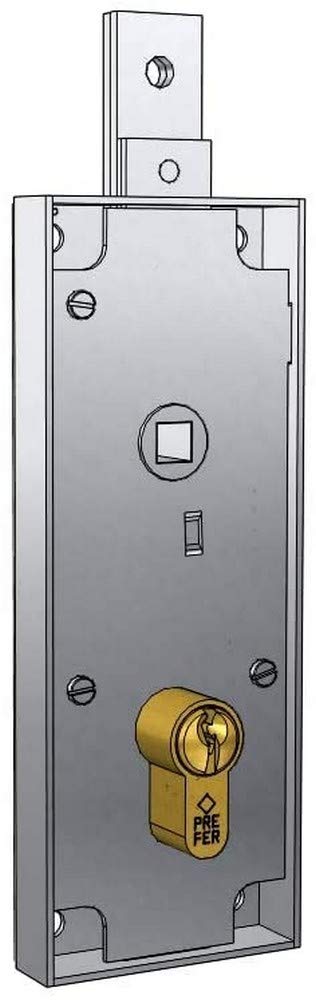 lock for tilting/garage cylinder European profile wheelbase 60mm