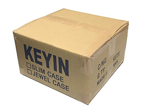 KEYIN Standard Black Double CD Jewel Case - Premium, 50 Pack - Thumbnail 2
