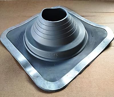 StoveMaestro 04G Roof Flashing Seal High Temp Twin Wall Flue Pipe 3"-7"