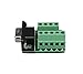 Avanexpress DB9 Breakout Connector RS232 Serial 9 Pin Connector Db9 Terminal Female with Screw