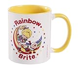 Rainbow Brite Stars Yellow Handle Mug