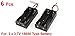 6 Pcs Black Plastic 2 x3.7V 18650 Type Battery Holder Case Storage Box