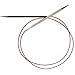 ChiaoGoo Red Lace Circular 40-inch (102cm) Stainless Steel Knitting Needle; Size US 8 (5mm) 7040-8
