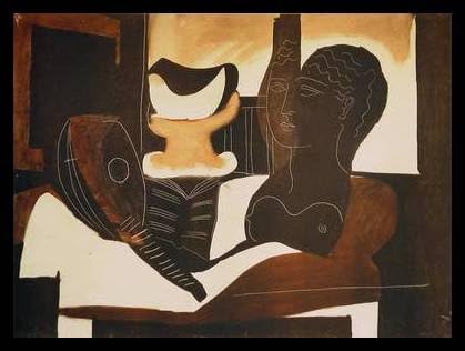 Germanposters Antique Head Pablo Picasso Still Life Poster Art Print