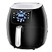 ZENY 5.8-Quart 8-in-1 Air Fryer XXL + Recipe Book Touch Screen Control,1800W