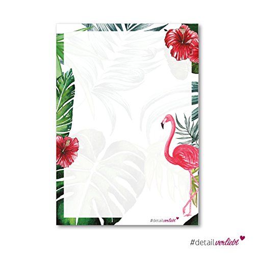 Lovely Flamingo Papier Dv 20950 Feuilles Din A4
