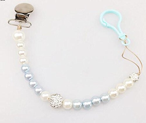 Baby Nursing Accessories Metal Pacifier Clip Plastic Clip Bead Bead Full Drill Ball Crafts Nursing Pendant