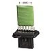 AUTEX Manual HVAC Blower Motor Resistor Compatible with Dodge Dakota 2005-2010 Blower Resistor Replacement for Mitsubishi Raider 06-09 Fan Resistor RU491 5161067AA 5161067AB 5189095AA JA1467