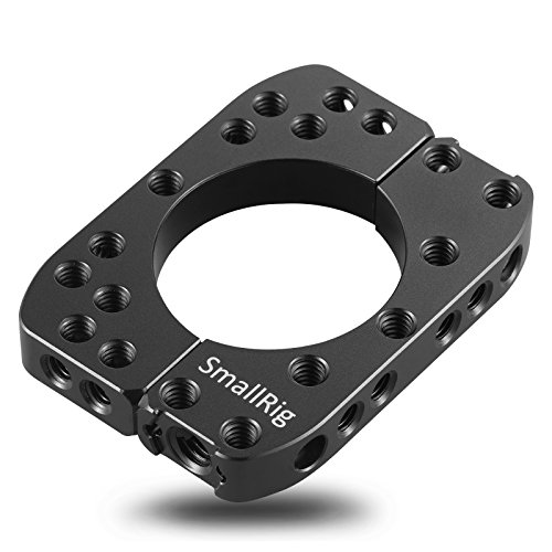 SMALLRIG Mounting Rod Clamp Ring for Zhiyun Crane2/Crane v2 Gimbal Stabilizer for DSLR Camera with 1/4" & 3/8" Thread Locating Points, 18 lb Payload- 2119
