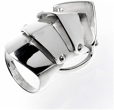 Amazon メンズアーマーリング シルバーアクセサリー メンズジュエリーシルバー925 ゴツめ鎧 シンプルカジュアル 17号 リング 通販