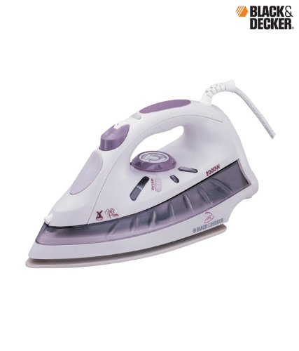 Black & Decker X1050 2200-watt Auto-Shut Off Steam Iron, 220-volt