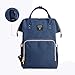 SUNVENO Diaper Bag Backpack Functional Baby Nappy Changing Bag with Insulated Pockets Waterproof Fabric Large Capacity (Navy)