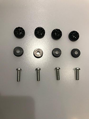 HC Hippo Creation Black Bling License Plate Frame Screw Caps 14 Facets SS20 Rhinestone Crystal