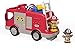 Fisher-Price Little People Fire Truck Toy with Lights Sounds and 2 Figures, Toddler Toy for Pretend Play