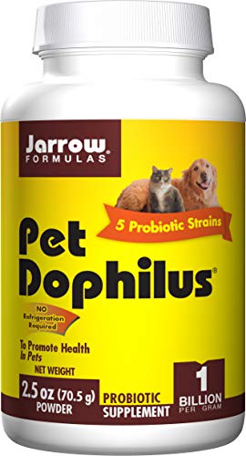 Jarrow Formulas Pet Dophilus Powder, Probiotic for Pets Intestinal Health, 70.5g