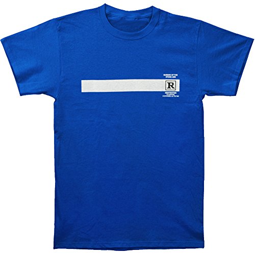 Queens Of The Stone Age Men's Rated T-shirt Medium Blue