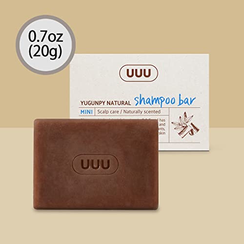 UUU Slippery elm bark & Tea tree natural detangling Shampoo and