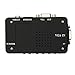 eSynic RCA Composite AV S-Video to VGA Converter Box CCTV DVR PC Laptop to TV Projector VGA Input to VGA Output Video Converter Adapter
