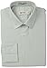 Haggar Men's End On End Solid Point Collar Regular Fit Long Sleeve Dress Shirt