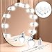 Vanity Mirror Lights Kit, Hollywood Style LED Vanity Lights Makeup Lighting Fixture Strip with 10 Dimmable Light Bulbs, Dimmer, USB Phone Adapter Charger for Makeup Vanity Table Bathroom Dressing Room