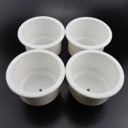 New White Boat Plastic Cup Drink Can Holder Boat Marine Rv Universal (4)
