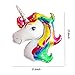 Unicorn Balloons Birthday Party Decorations - Pack of 6, Unicorn Party Supplies Large Rainbow Mylar Balloon for Unicorn Theme Bday Party Decor, First Birthday Party for Girls