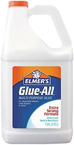 Elmer's E1326 Glue-All White Glue, Repositionable, 1 gal