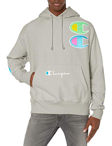 champion hoodie blue mylar