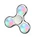 KESEE LED Light Fidget Hand Spinner Torqbar Finger Toy EDC Focus Gyro (Silver)
