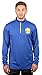 Ultra Game NBA Official Men’s Quarter Zip Long Sleeve Pullover T-Shirt - Unisex, Golden State Warriors, Team Color, Large