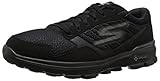 Skechers Performance Men's Go Walk 3-Compete LT Walking Shoe, Black/Black, 8 M US