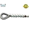 3-Strand-Mooring-Pendant-Premium-100-Nylon-Rope-12-X-8-with-Thimble-Tensile-Strength-6400-Lbs