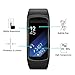 [5 pack] Samsung Gear Fit2 Screen Protector, Wtbone Full Coverage Screen Protector for Samsung Gear Fit2 (Gear Fit 2) HD Clear Anti-Bubble Film