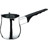 Cuisinox Induction Base Greek Arabic Coffee Pot Stovetop, 12 oz/350ml, Stainless Steel