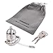 TERNENCE Medical Grade Stainless Steel Chastity Device Male Comfortable Cock Cage SM Penis Exercise Sex Toys D145 (1.77 inch / 45mm)