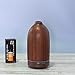 Bymie Real Wood Essential Oil Diffuser, Ultrasonic Aromatherapy Diffuser with LED Lighting, Adjustable Mist Mode & Waterless Auto Shut Off