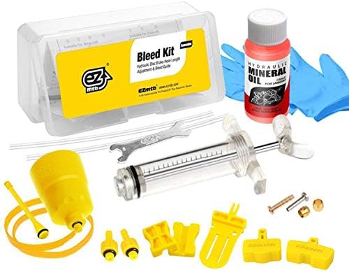 Revmega Bleeder Hydraulic Disc Brake Bleed Kit Tool fit Shimano - Inc. Mineral Oil Fluid